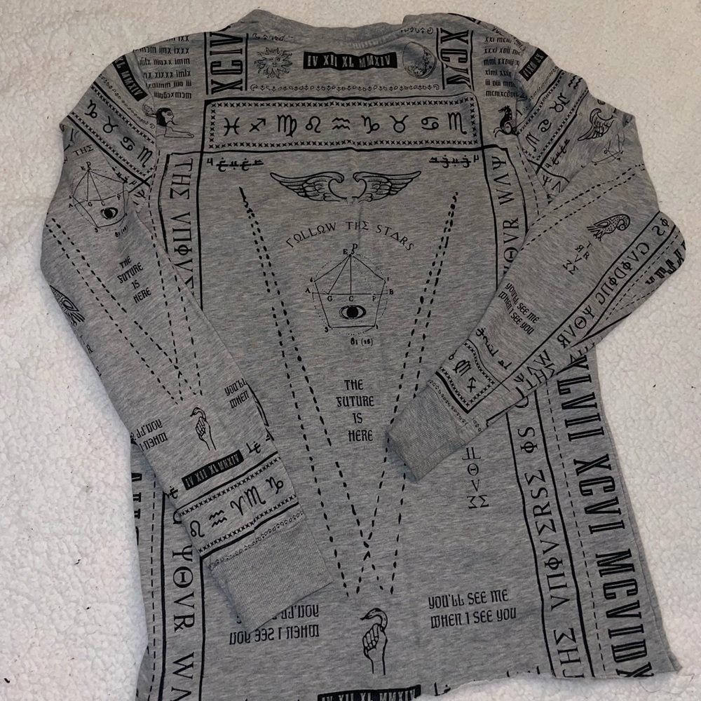 MXCIII Long sleeve grey shirt